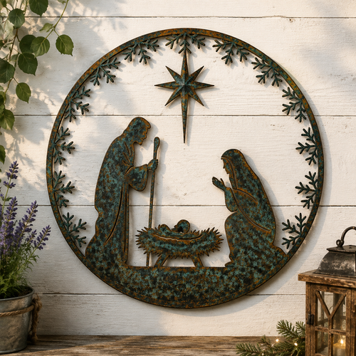 ⏰Last day Promotion 🔥-Nativity Scene Christmas Wall Decor