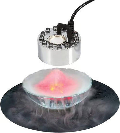 💨✨ 50% OFF! 12-LED Mist Maker – Cool Fog & Colorful Glow 💧⚡