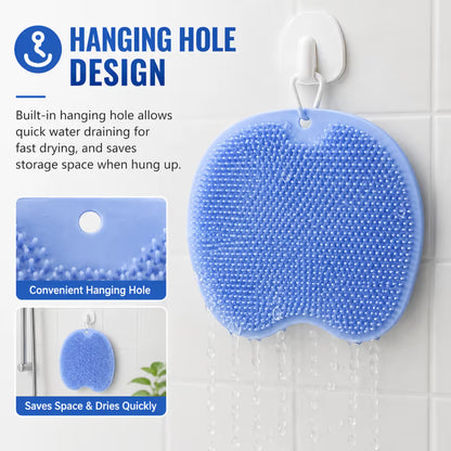 🧼🚿✨ Back & Foot Shower Cleansing Brush | Exfoliating Body Scrubber Massage Tool🦶💦✨