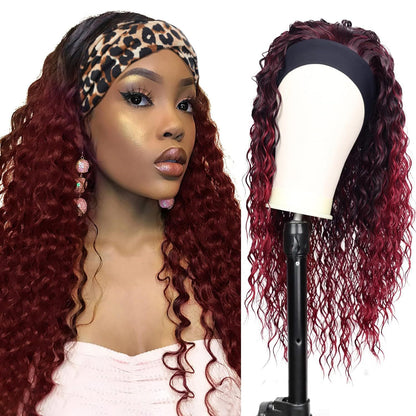 Ice Silk Headband Wig-100% Human Hair, Real Look