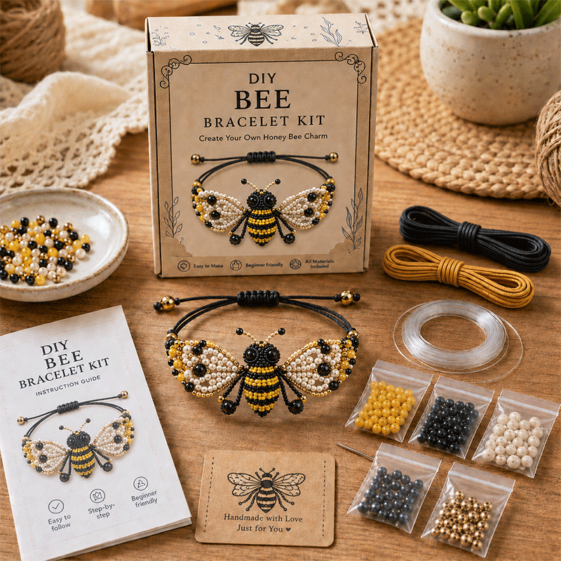 🔥50% Off Last Day - 🐙DIY Beaded Bracelet Making Kit