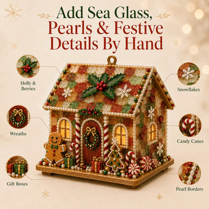 🎄✨ DIY Glowing Coastal Christmas Cottage Kit – Easy Crafting & Festive Coastal Charm! 🏡💖
