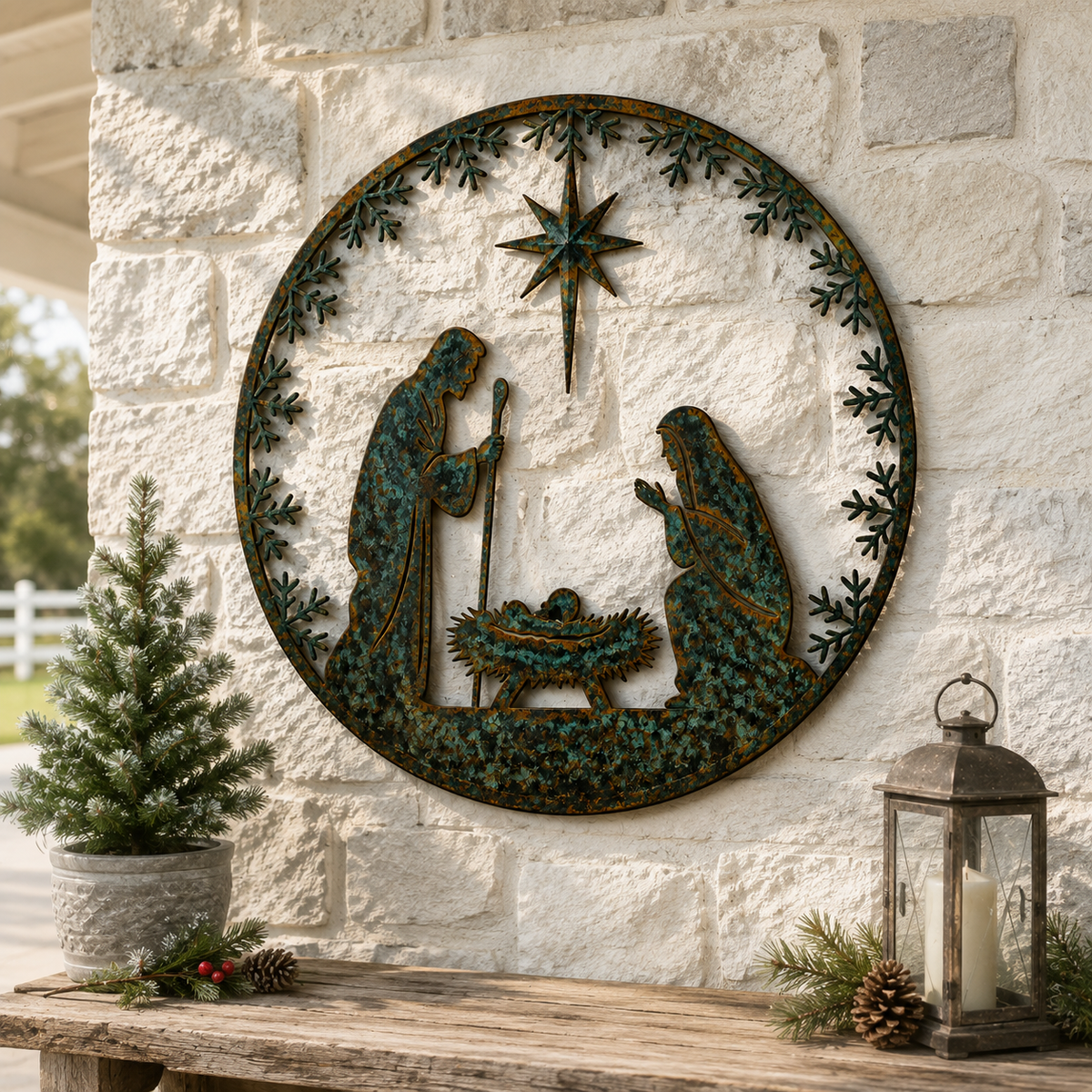 ⏰Last day Promotion 🔥-Nativity Scene Christmas Wall Decor