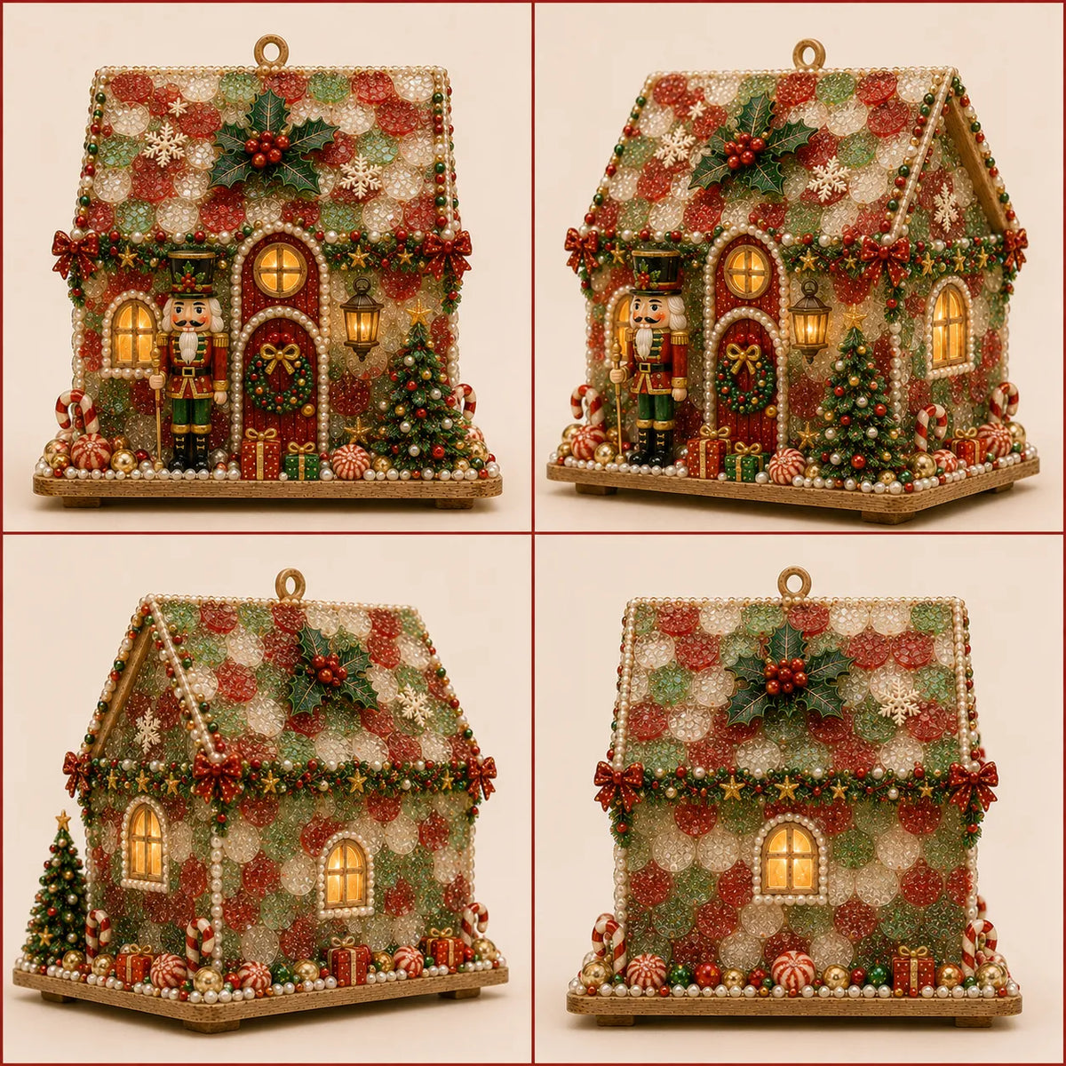 🎄✨ DIY Glowing Coastal Christmas Cottage Kit – Easy Crafting & Festive Coastal Charm! 🏡💖
