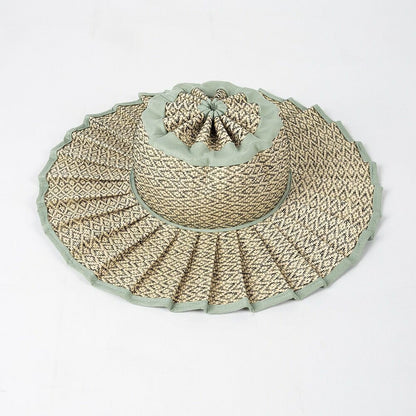 Foldable Wide Brim Sun Hat-Packable • Lightweight • UV Protection • Travel Ready☀️🏖️