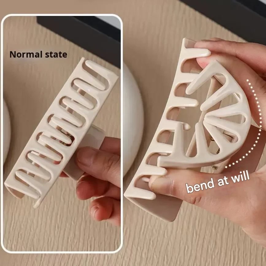Soft Silicone Hair Claw Clip