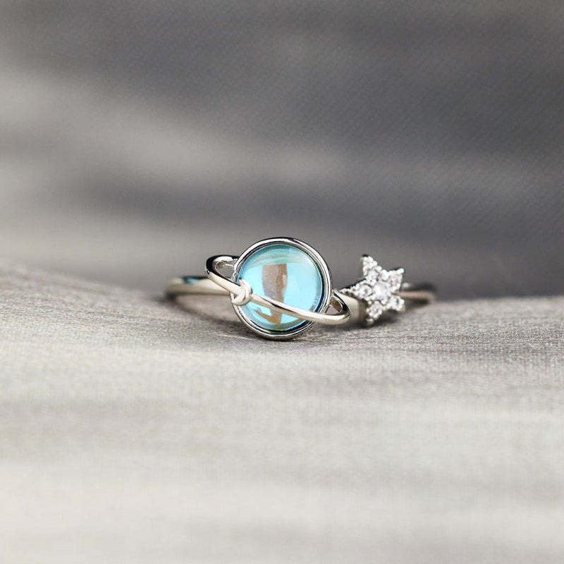 🌙✨ Star & Moon Ring – Meaningful Mother Daughter Gift💖🎁✨