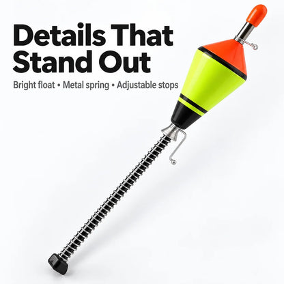 ⭐🎣 Spring-Loaded Fishing Float – Adjustable Sensitivity for More Responsive Fishing! 🐟🌊✨
