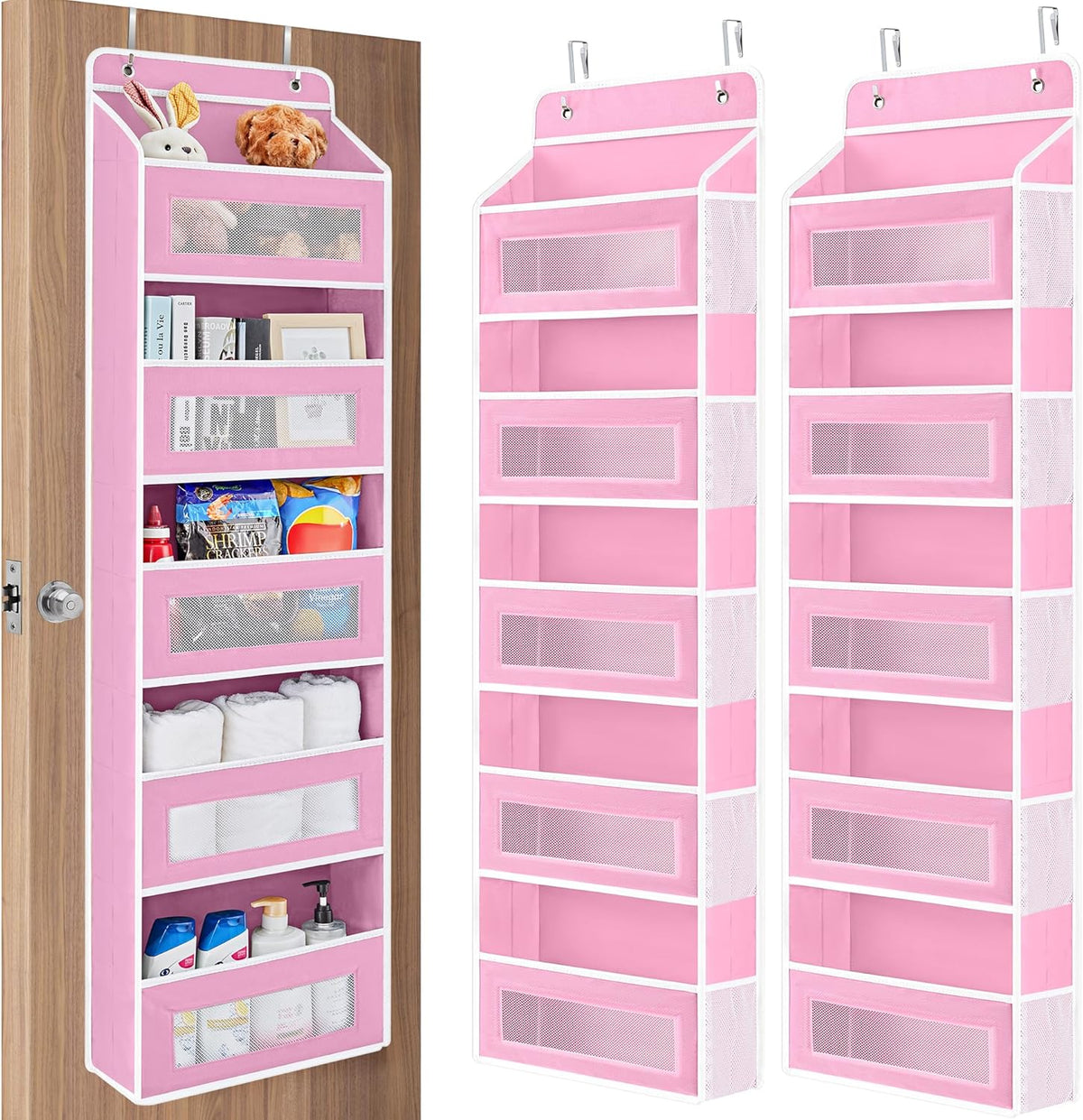 🧸Door Hanging Storage Rack - 5+5 Pockets for Everyday