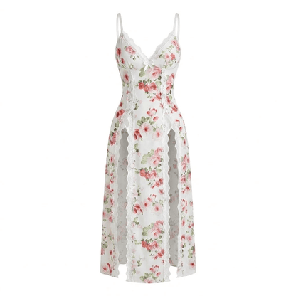 🌹✨ Sheer Floral Maxi Dress – Elegant, Flowy & Effortlessly Feminine 💃🌸