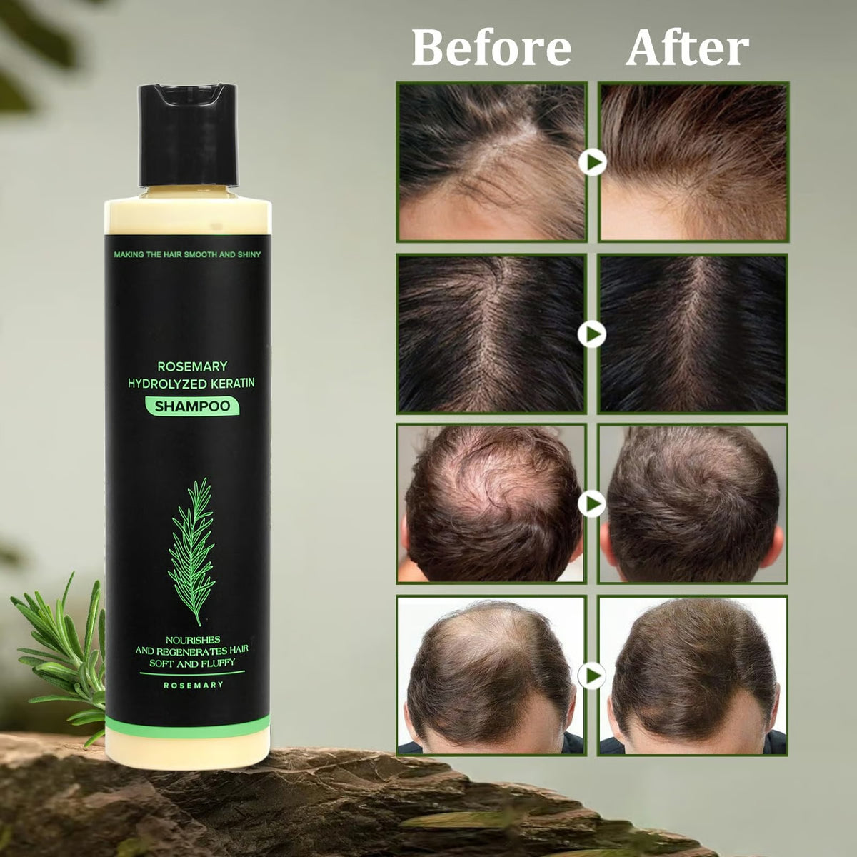 Organic Rosemary Hair Growth Shampoo