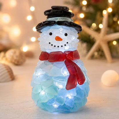 🎁Last Day 50% OFF✨-🎅 Lighted Sea Glass Santa DIY Kit for Easy, Festive Christmas Decorating ✨