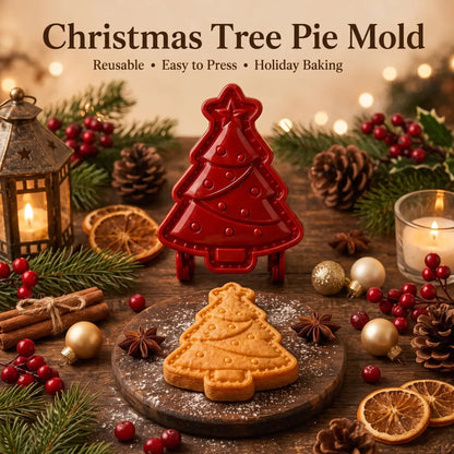 🎃🎄8-Piece Holiday Hand-Press Pastry Molds Cookie Pie Baking Tools🥧✨