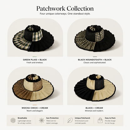 Foldable Wide Brim Sun Hat-Packable • Lightweight • UV Protection • Travel Ready☀️🏖️