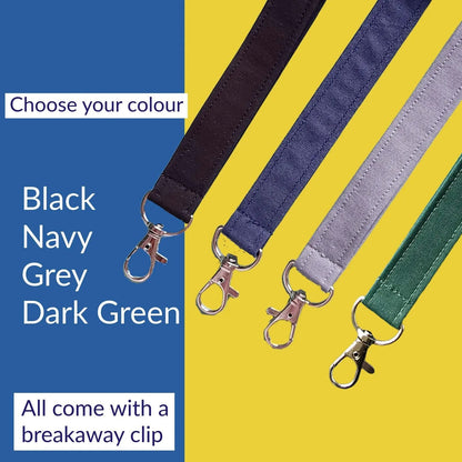 🔥LAST DAY 50% OFF - 👩‍🏫NEW UPGRADED Plain Fabric Pen Lanyards