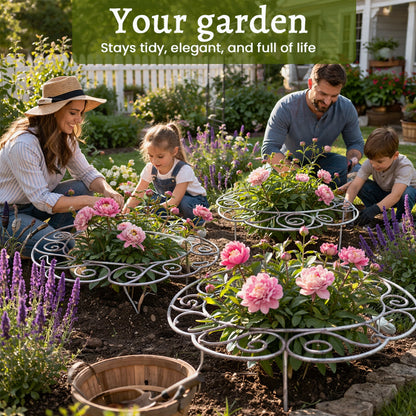 Invisible Plant Rings – Green Garden Supports for Flowers & Vegetables