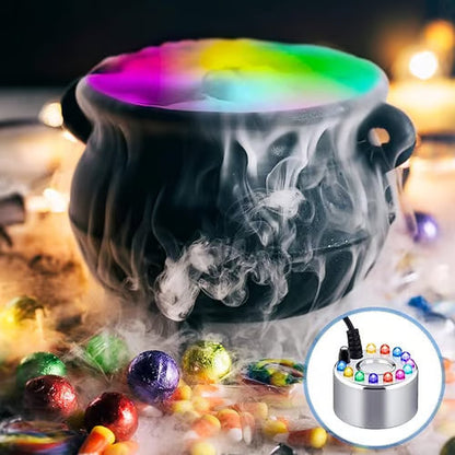 💨✨ 50% OFF! 12-LED Mist Maker – Cool Fog & Colorful Glow 💧⚡