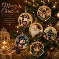 6Pcs/12Pcs Christmas DIY Diamond Painting Ornaments Kit