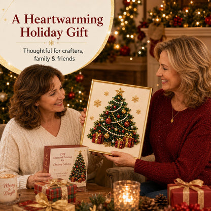 🎄LAST DAY 49% OFF – DIY Christmas Pearl Diamond Painting Art Kit With Frame Relaxing & Beginner-Friendly