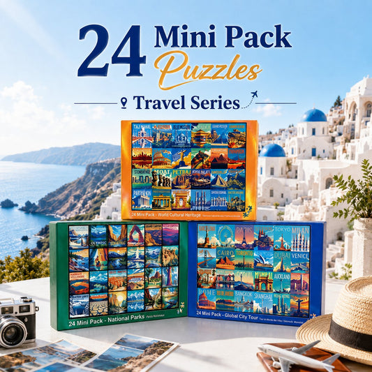 🧩✨ 24-Day Jigsaw Puzzle Advent Calendar for Holiday Fun 🎄