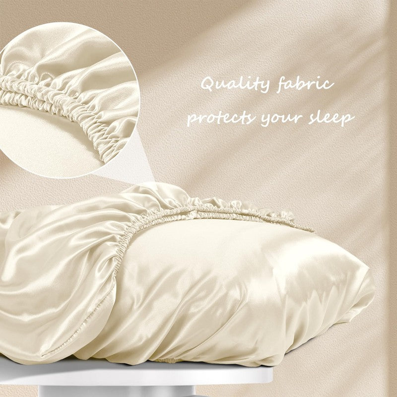 Cooling Silk Pillowcase Set-Sleep Cooler. Wake Up Beautiful.