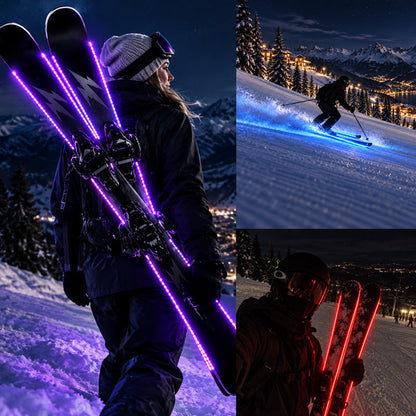 ⛷️ Ride Brighter with a Ski LED Light Strip