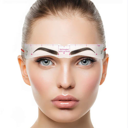 🔥 Last Day 50% OFF✨-✨ 14-Piece Reusable Eyebrow Stencil Kit for Quick, Easy & Perfect-Looking Brows 💕