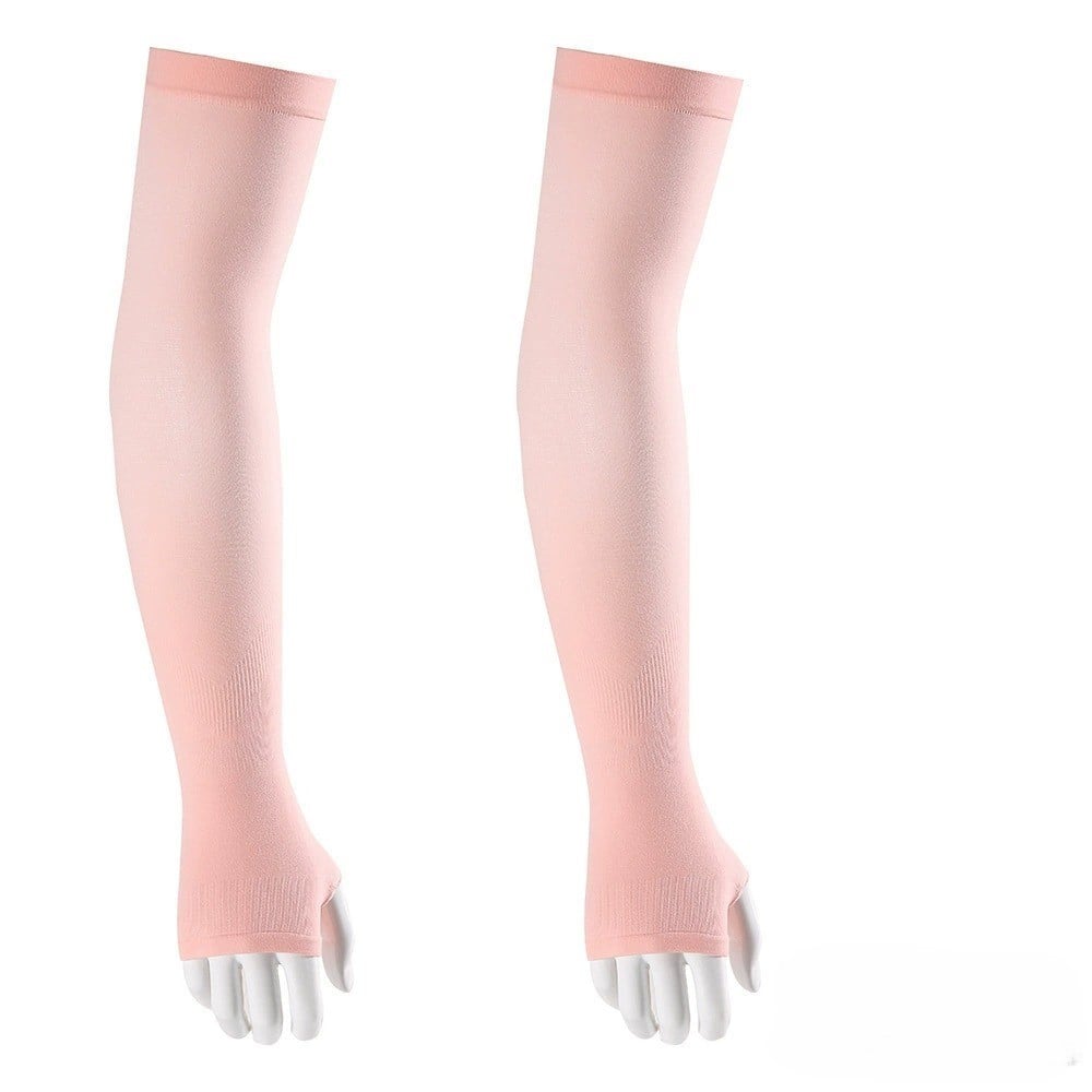 ☀️ UPF 50+ Cooling UV Arm Sleeves 🧊 | High Stretch Compression Fabric | Anti-UV Breathable Sleeves for Men Women