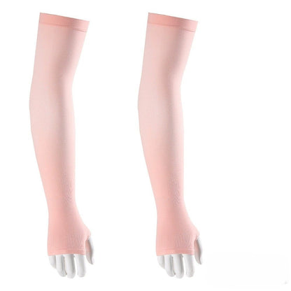 ☀️ UPF 50+ Cooling UV Arm Sleeves 🧊 | High Stretch Compression Fabric | Anti-UV Breathable Sleeves for Men Women