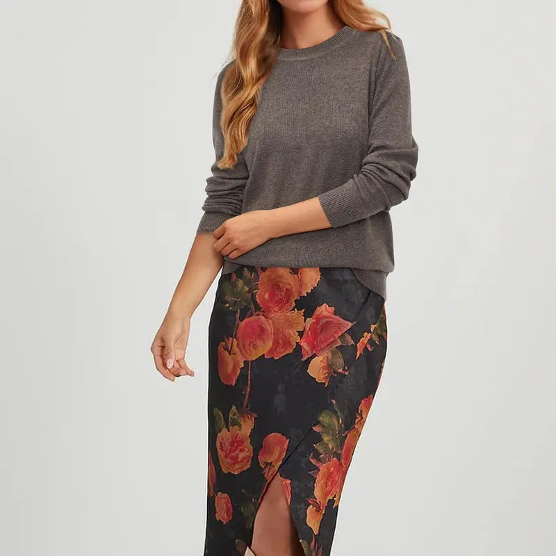 2026 Women Spring Fashion Wool Blend Sweater