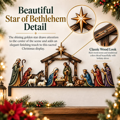 ✝️Nativity Scene Door Topper | Bring The Story Of Christmas Home