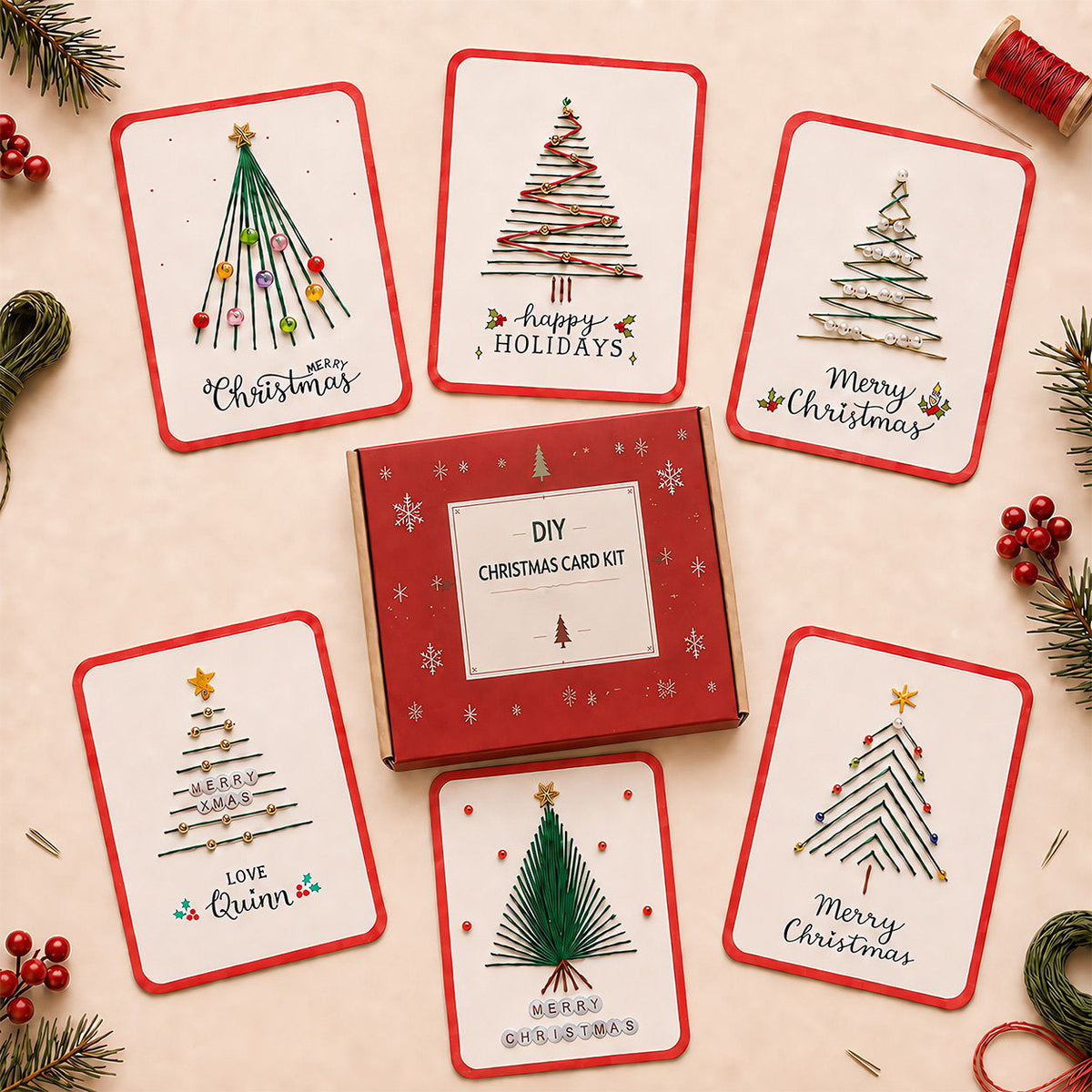🎄Last Day 50% OFF - Merry & Bright Christmas DIY Kit (6 pcs)