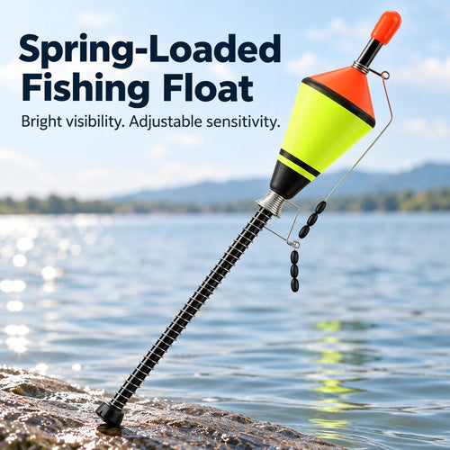 ⭐🎣 Spring-Loaded Fishing Float – Adjustable Sensitivity for More Responsive Fishing! 🐟🌊✨