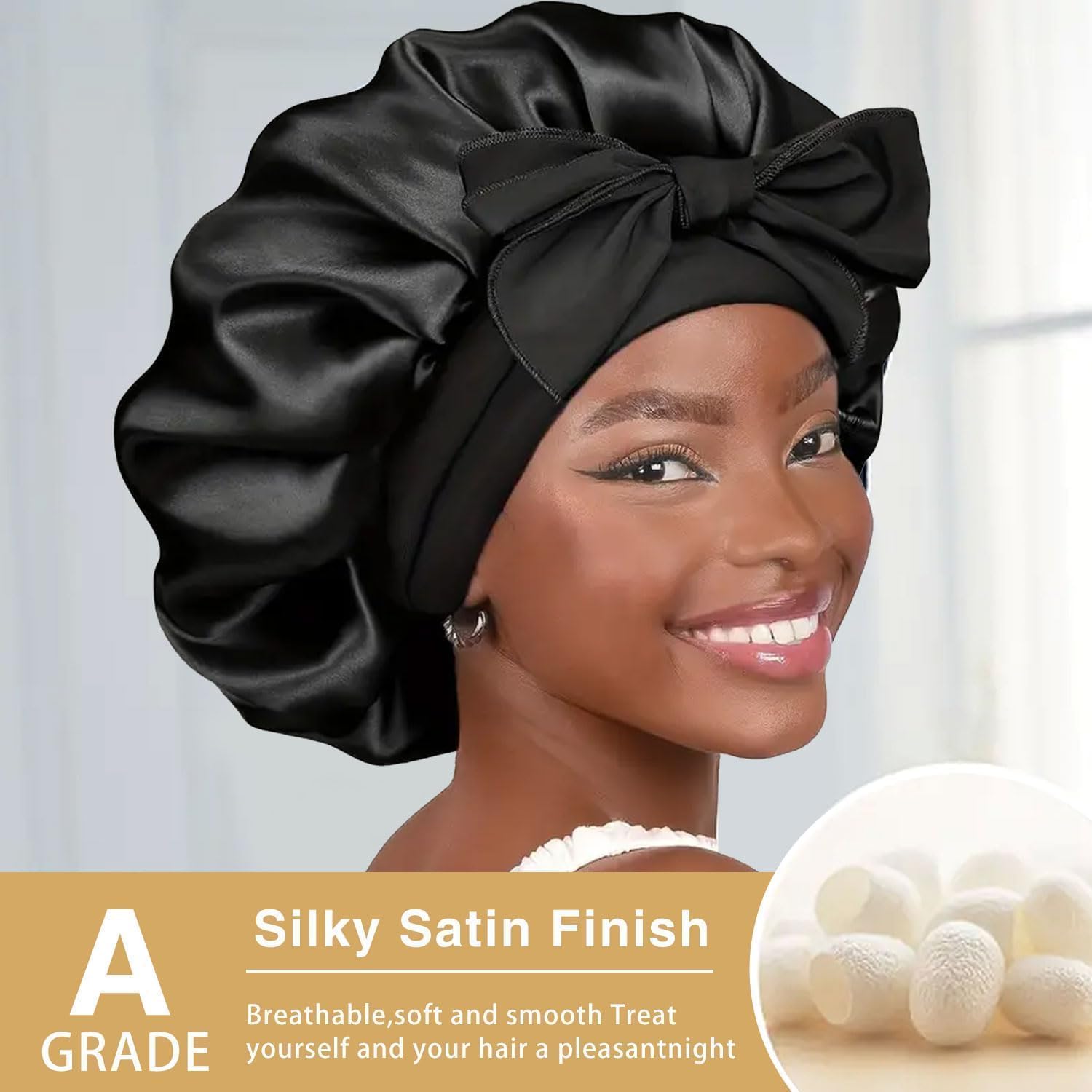 Satin Bonnet,Silky Haircare
