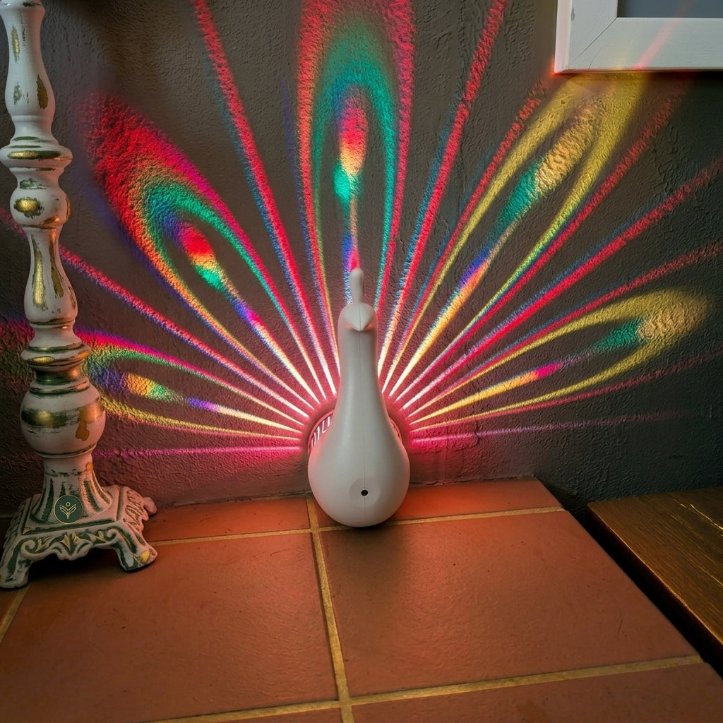 Peacock Projection Lamp Gift for Mom Girlfriend Friend Birthday