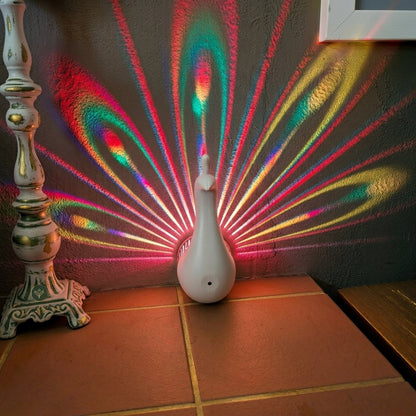Peacock Projection Lamp Gift for Mom Girlfriend Friend Birthday