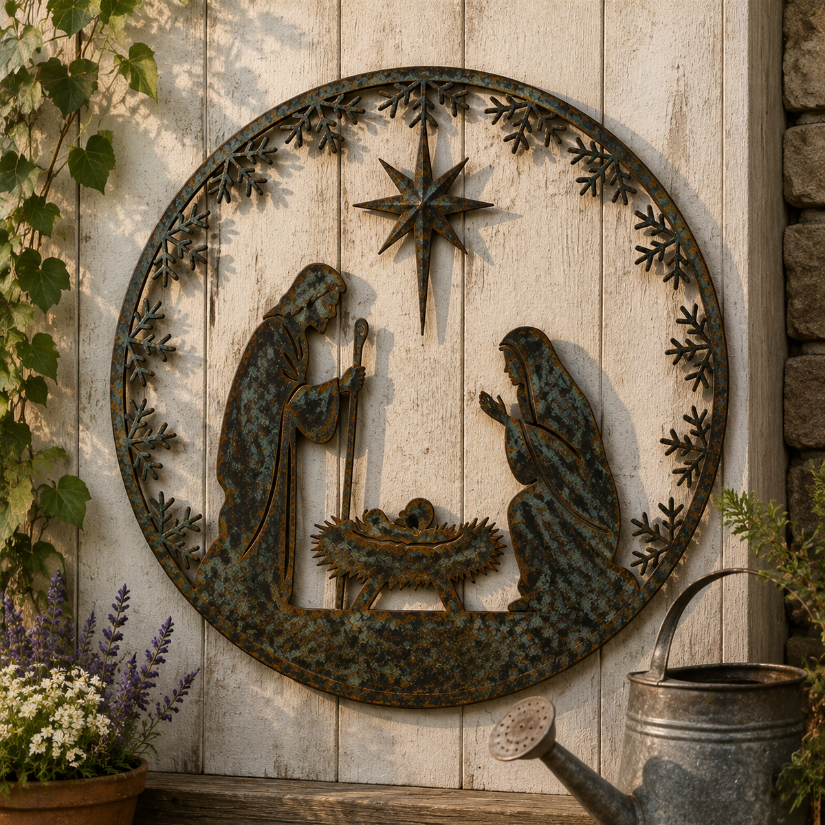 ⏰Last day Promotion 🔥-Nativity Scene Christmas Wall Decor