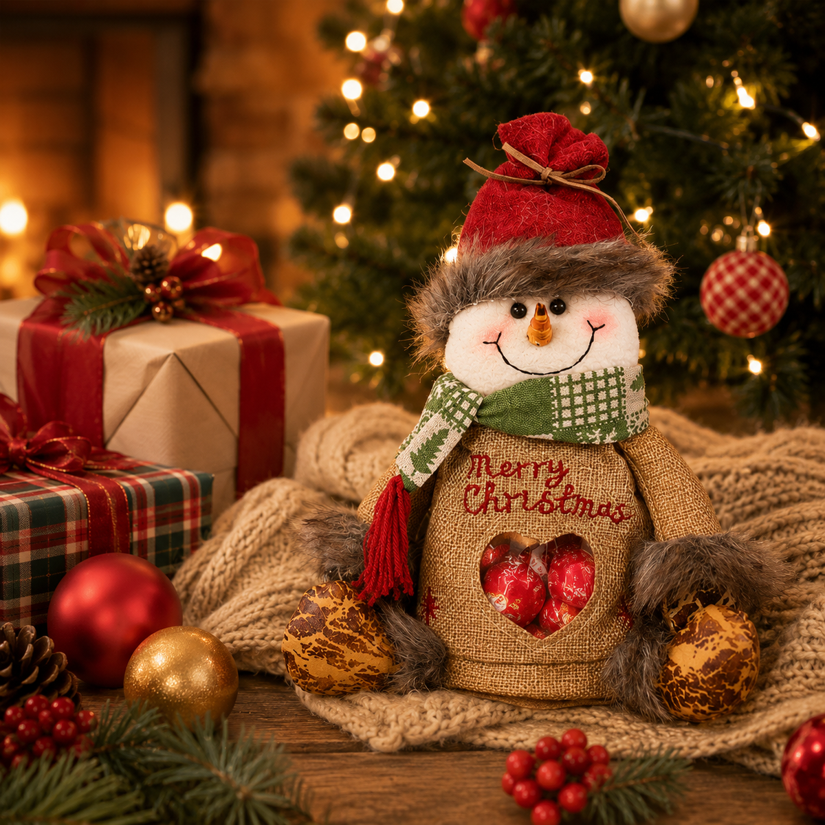 🎄🎁 Christmas Gift Bags – Reusable Zipper Design for Festive Gifting! ✨🎅