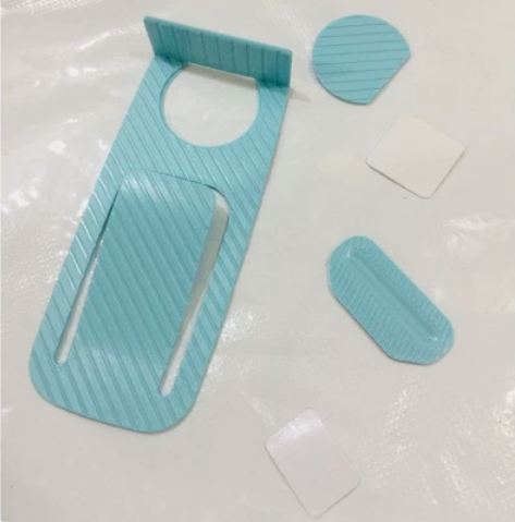 GripLock™ No-Drill Door Stopper — Low-Profile Repositionable Interior Door Holder