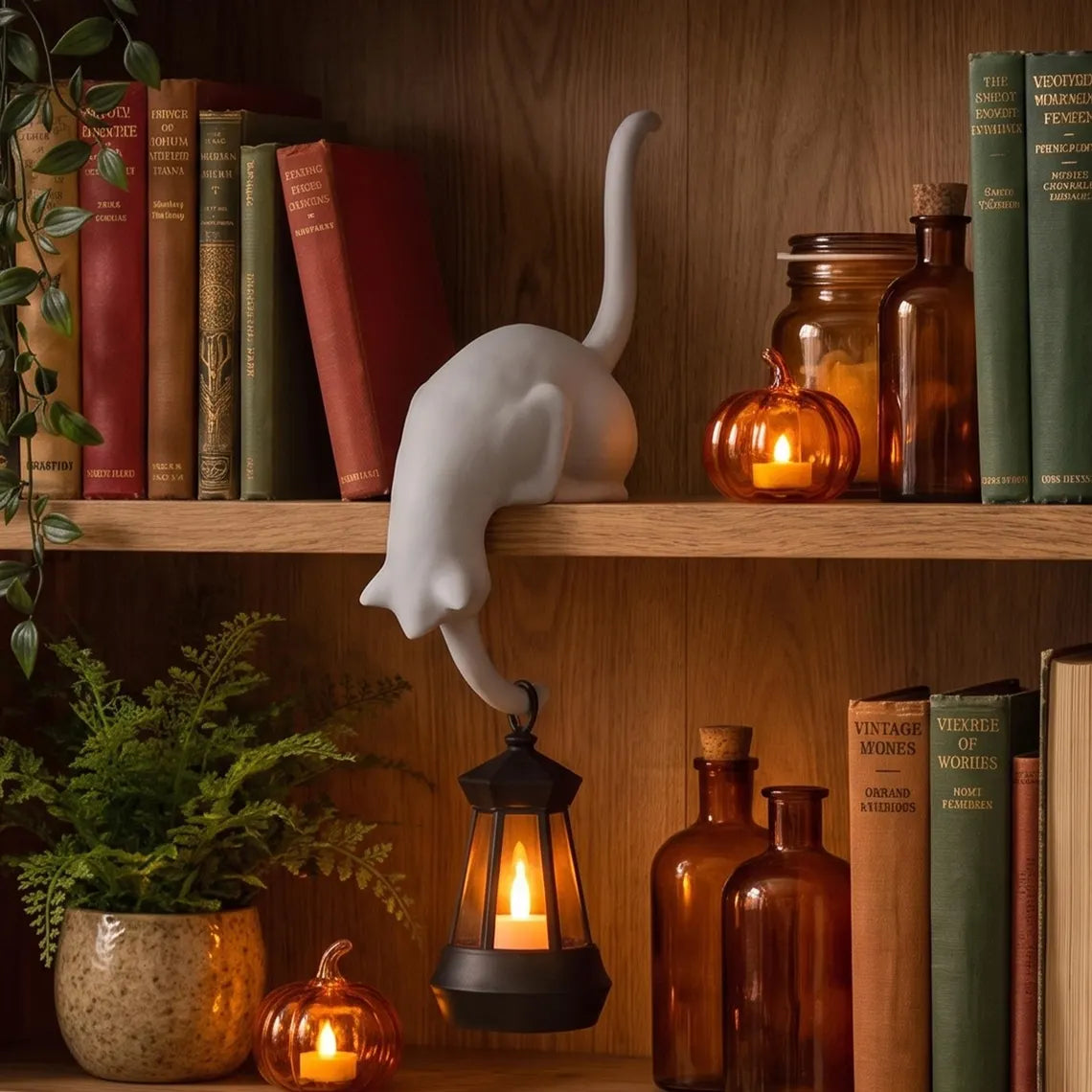 🐈‍⬛✨ Cute Cat Hook Shelf Decor – Adorable, Functional & Space-Saving! 🏠💡