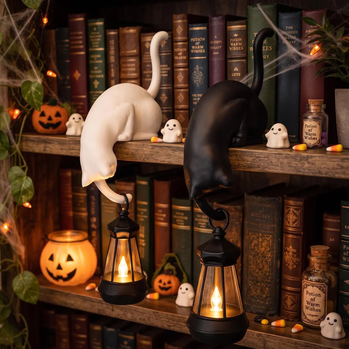 🐈‍⬛✨ Cute Cat Hook Shelf Decor – Adorable, Functional & Space-Saving! 🏠💡