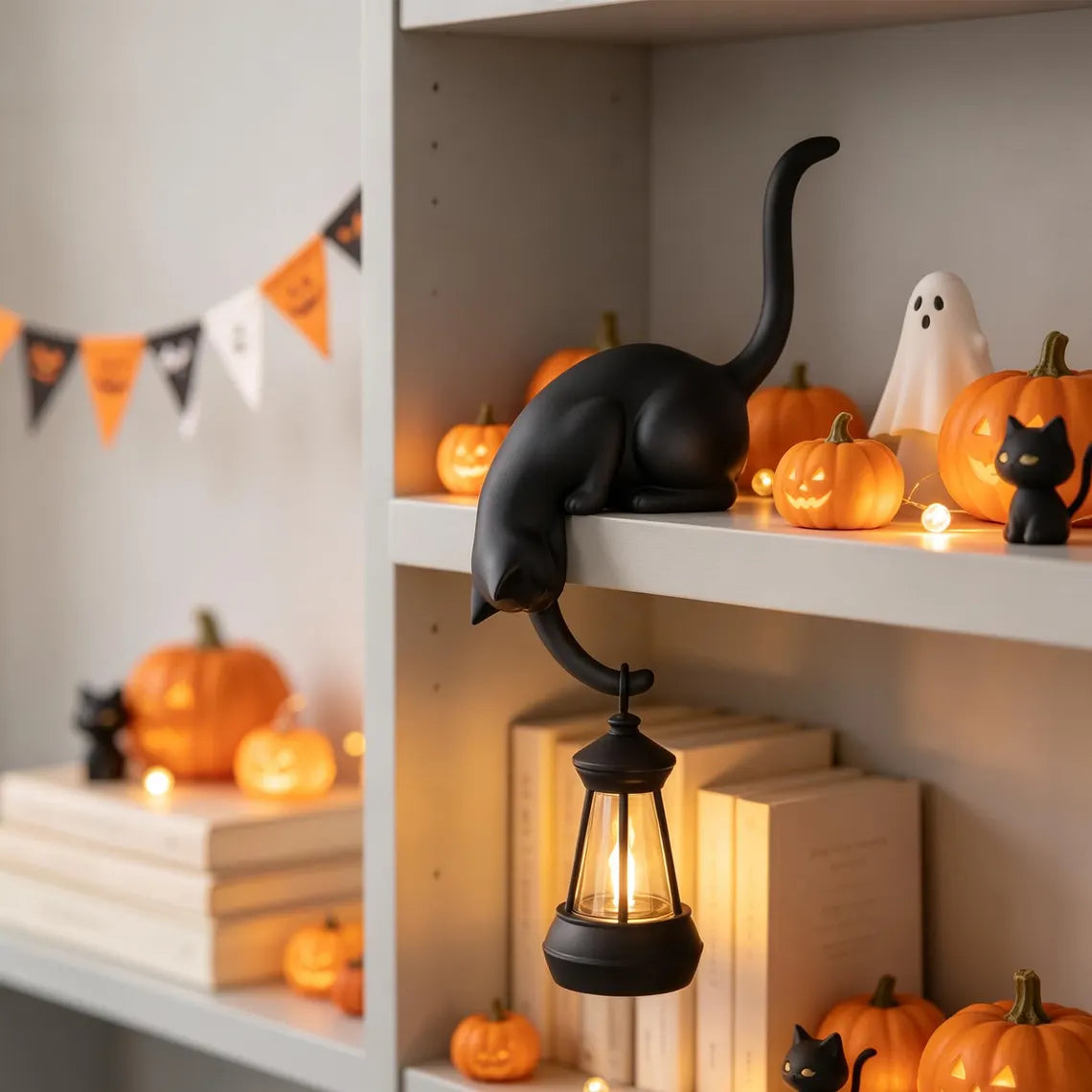 🐈‍⬛✨ Cute Cat Hook Shelf Decor – Adorable, Functional & Space-Saving! 🏠💡