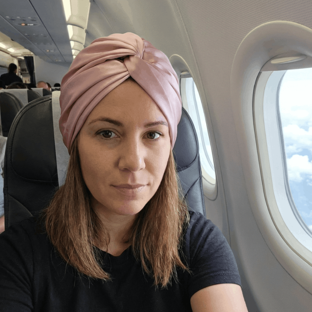 Luxury Satin Sleep Turban- Double Lined 19 Momme Silk Turban