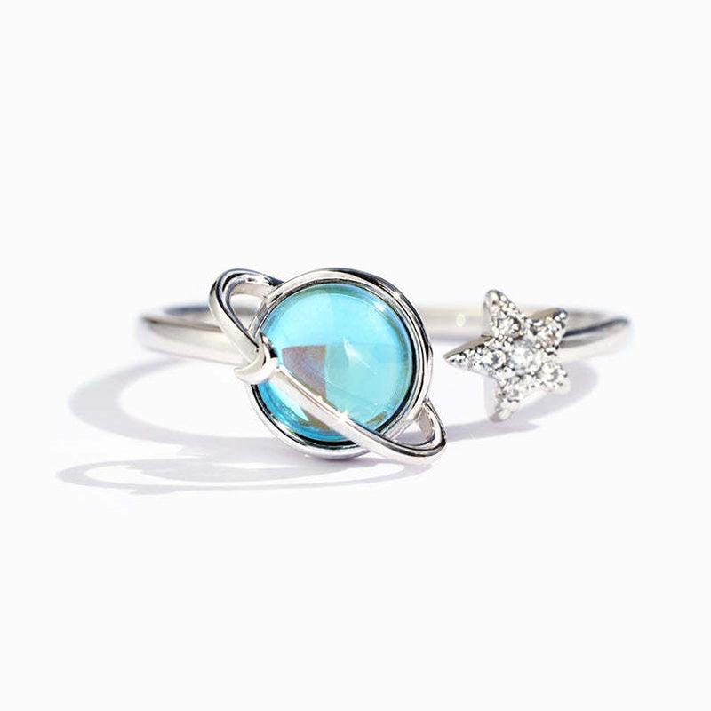 🌙✨ Star & Moon Ring – Meaningful Mother Daughter Gift💖🎁✨