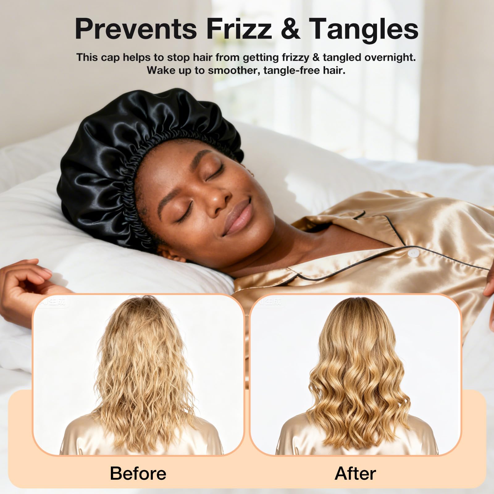 🔥Babyidc™ 2 in1 Wrap Cap Bonnet