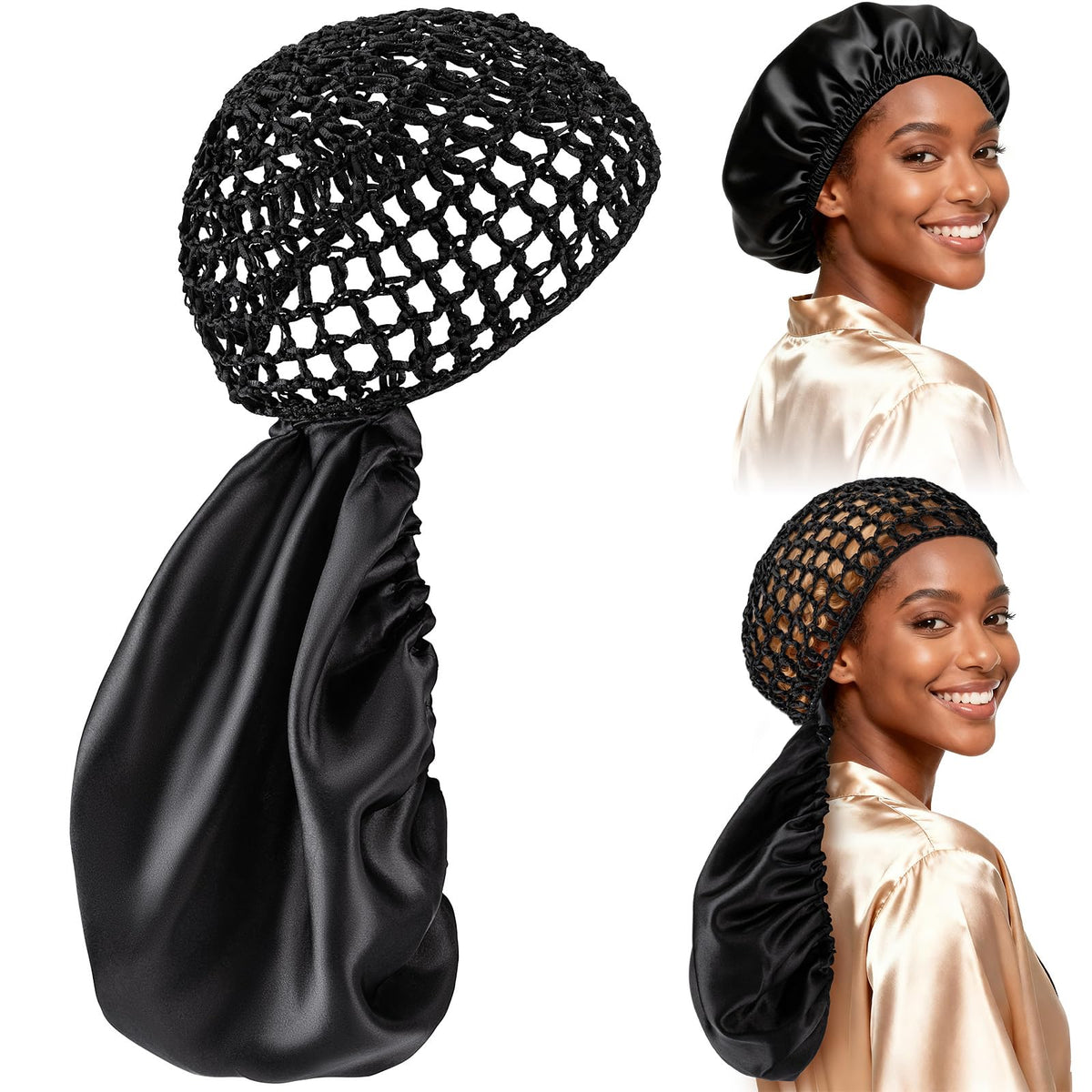 🔥Babyidc™ 2 in1 Wrap Cap Bonnet