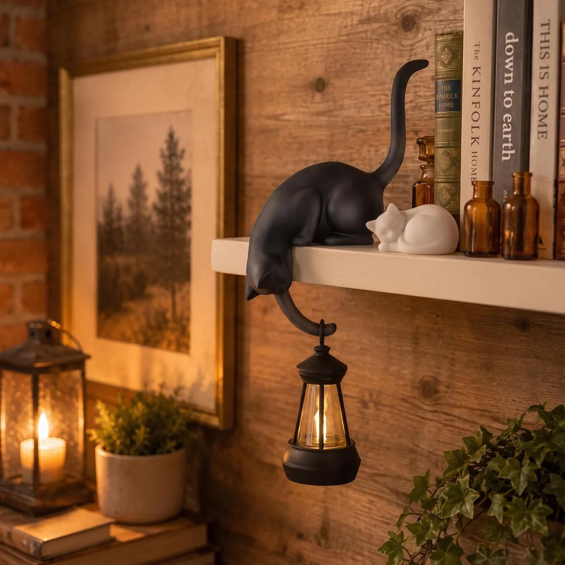🐈‍⬛✨ Cute Cat Hook Shelf Decor – Adorable, Functional & Space-Saving! 🏠💡