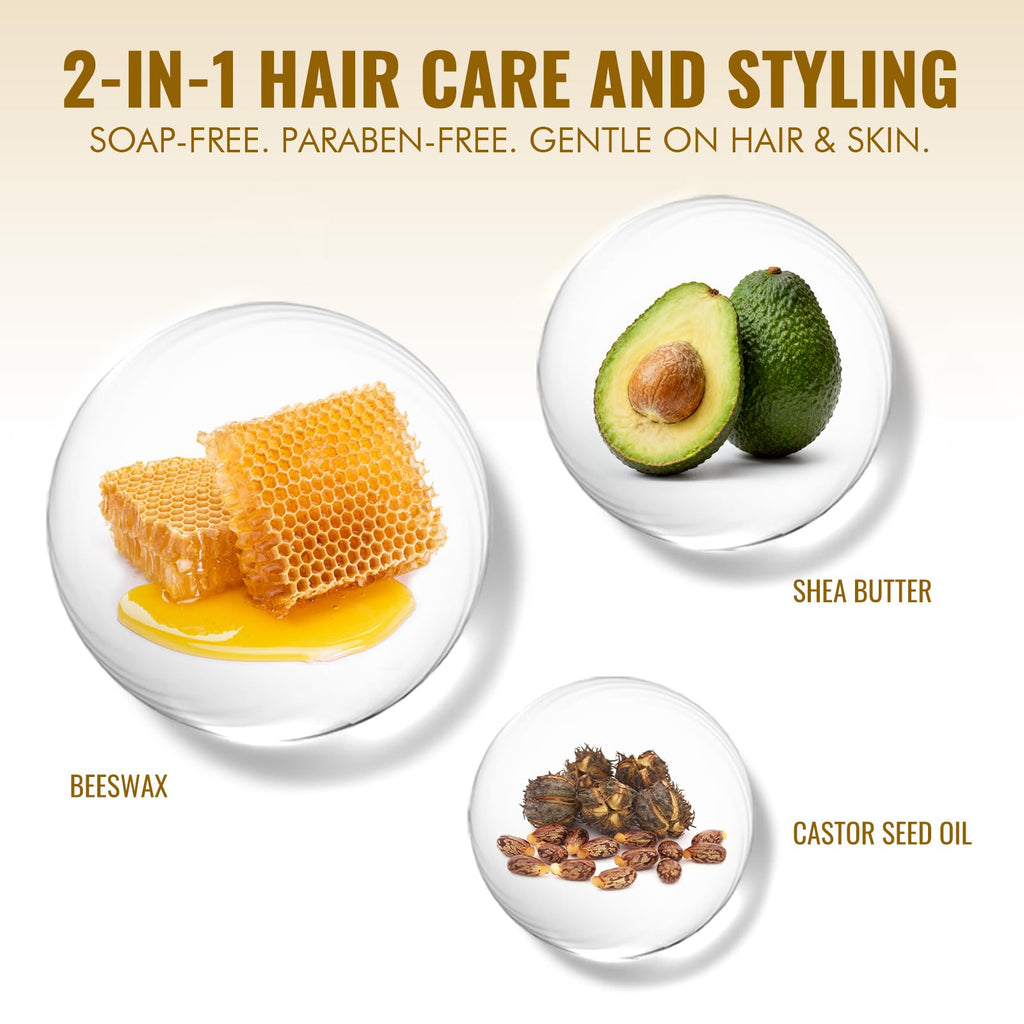 Hair Wax Stick - Flyaway Control and Styling Pomade for Kids, Women