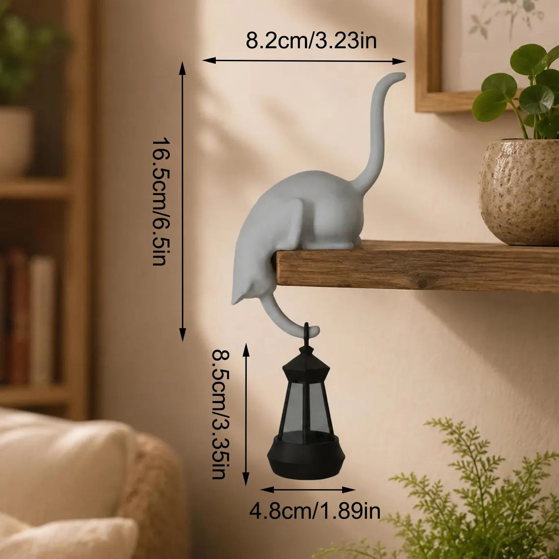 🐈‍⬛✨ Cute Cat Hook Shelf Decor – Adorable, Functional & Space-Saving! 🏠💡