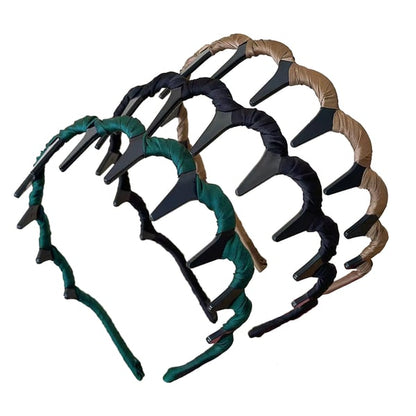 Retro High Skull Pearl Headband